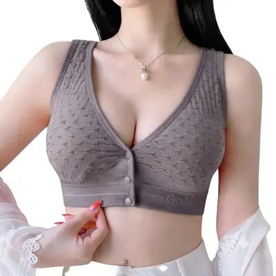 Jersey Chikan Embroidered Padded Bra Top thumbnail 3