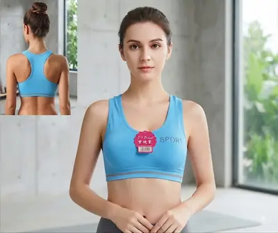Jersey Plain Comfortable And Lightweight Sports Bra