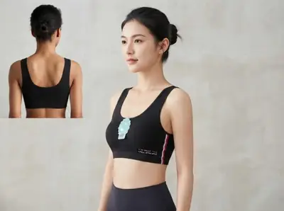 Jersey Plain Lightweight And Breathable Bra Top