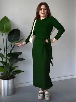 1 Pc Women's Stitched Jersey Plain Maxi thumbnail 2