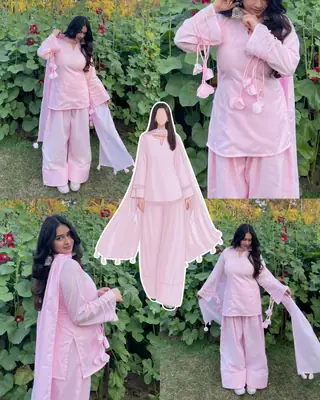 3 Pcs Women's Stitched Cotton Lawn Plain Suit