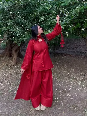 3 Pcs Women's Stitched Cotton Lawn Plain Suit thumbnail 6