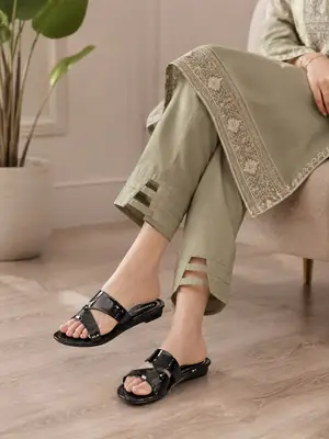Women's Cork Casual Slippers thumbnail 4
