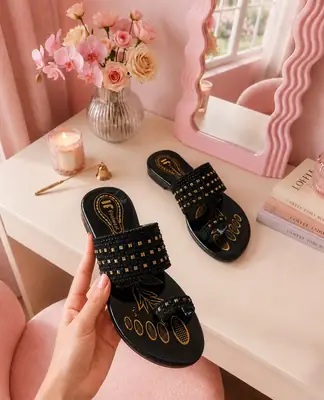 Women's Cork Formal Slippers thumbnail 3