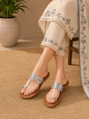 Women's Cork Casual Kolhapuri Chappal thumbnail 2