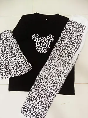 3 Pcs Women's Stitched Cotton Jersey Printed Night Suit thumbnail 2