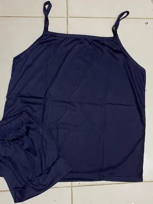 Cotton Jersey Plain Comfortable And Lightweight Camisole Set thumbnail 2