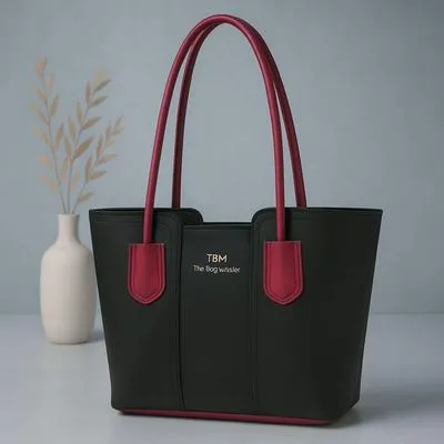 Women's Brown Leather Tote Bag - Durable & Stylish Daily Use thumbnail 3
