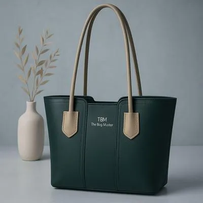 Women's Brown Leather Tote Bag - Durable & Stylish Daily Use thumbnail 5