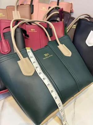 Women's Brown Leather Tote Bag - Durable & Stylish Daily Use thumbnail 8