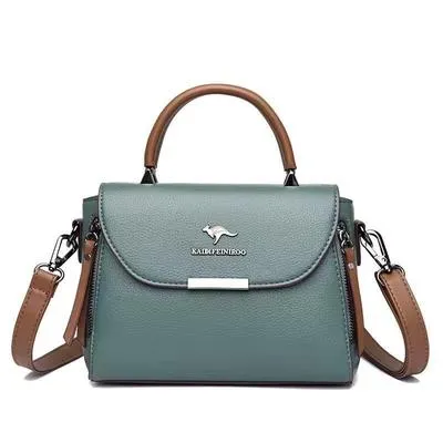 Maroon Leather Crossbody Bag for Women with Top Handle and Long Strap thumbnail 7