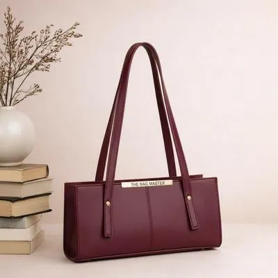 Girl's Brown Leather Top Handle Bag thumbnail 4
