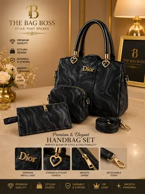 Girl's Leather Textured Hand Bag thumbnail 3