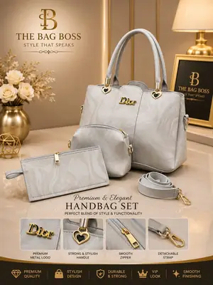 Girl's Leather Textured Hand Bag thumbnail 4