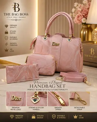 Girl's Leather Textured Hand Bag thumbnail 5