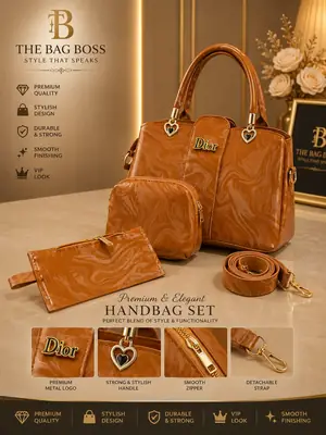 Girl's Leather Textured Hand Bag thumbnail 9