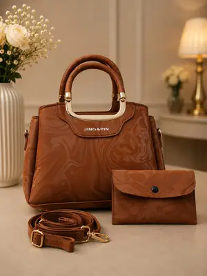 Girl's Leather Textured Hand Bag thumbnail 5