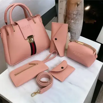 Girl's Rexine Plain Hand Bag