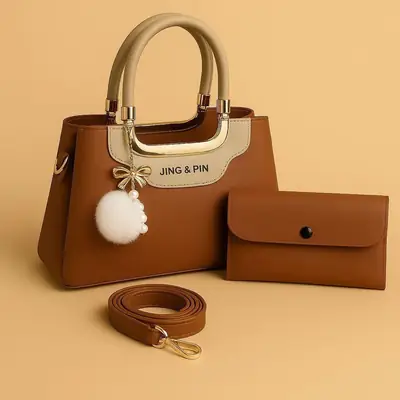 Girl's Rexine Plain Hand Bag