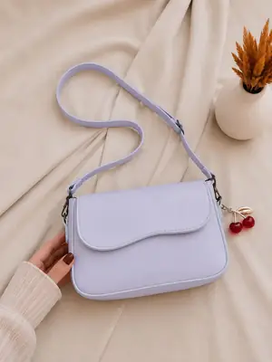 Girl's Leather Plain Purse thumbnail 6