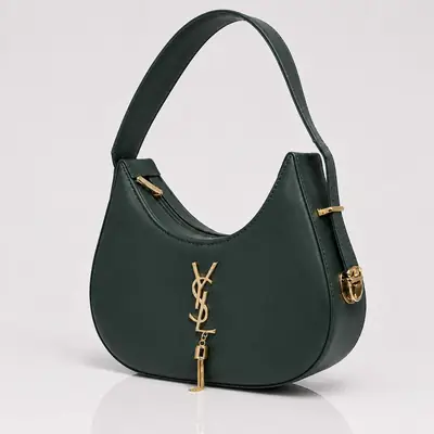 YSL Hobo Bag Plain Leather Adjustable Handle thumbnail 4