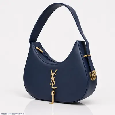Ysl Hobo Bag Plain Leather Adjustable Handle