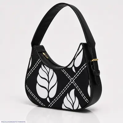 Floral Hobo Bag Canvas Adjustable Handle