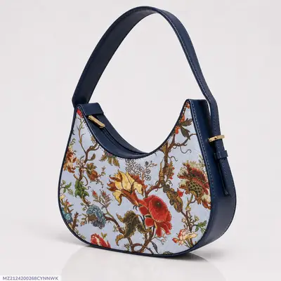 Floral Hobo Bag Canvas Adjustable Handle