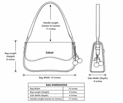 Cherry Check Crossbody Bag With Cherry Keychain thumbnail 7