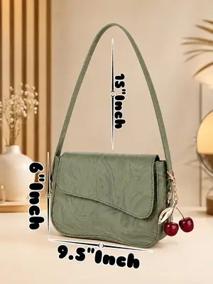 Girl's Leather Textured Hand Bag thumbnail 9