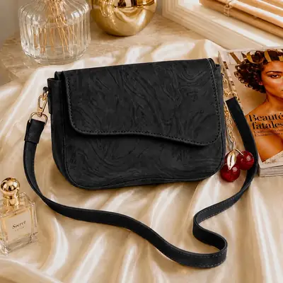 Girl's Leather Textured Hand Bag thumbnail 6