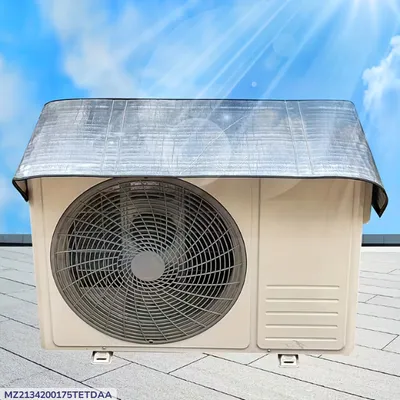 Outdoor Waterproof AC Cover Silver 37" Dust Proof