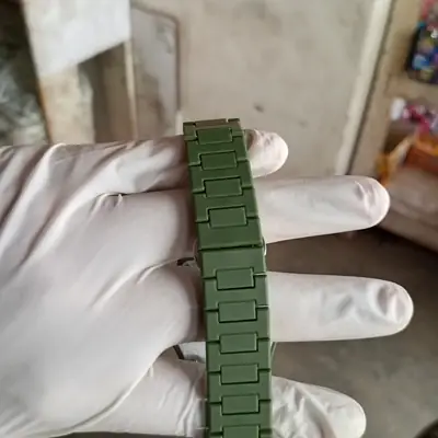 New stylish green Arabic aura watch thumbnail 3