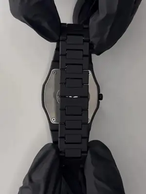 New stylish black Arabic aura watch thumbnail 3