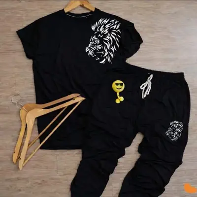 2 Pcs Men's Dri Fit Printed Track Suit