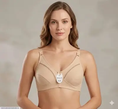 Cotton Embroidered Comfortable And Lightweight Bra Top