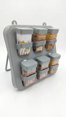 Multi-Color Spice Tubs on Backpack Holder