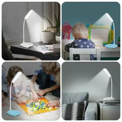 Rechargeable LED Table Lamp White 360 Degree Adjustable thumbnail 3