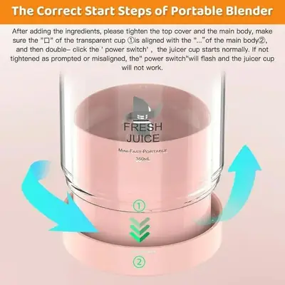 Rechargeable Juicer Blender for Home & Travel thumbnail 4