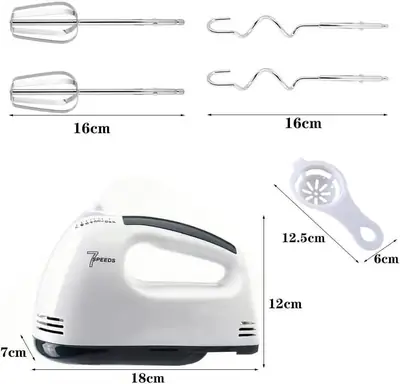  Electric Hand Blender with Citrus Juicer & 7 Speeds thumbnail 6