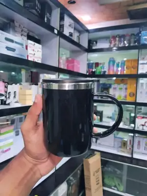 Stainless Steel Coffee Mug Black Leak Proof 50ml thumbnail 2