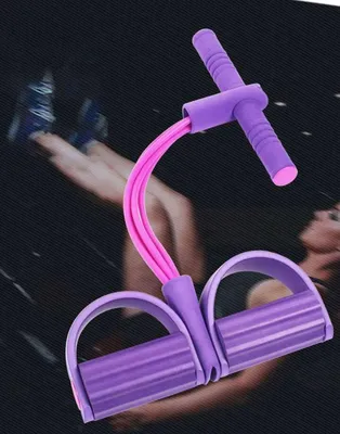 Pink Portable Resistance Band for Home Gym Workout thumbnail 5