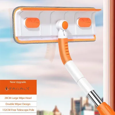 Extendable Microfiber Window Cleaning Viper Orange thumbnail 2