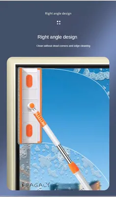 Extendable Microfiber Window Cleaning Viper Orange thumbnail 3