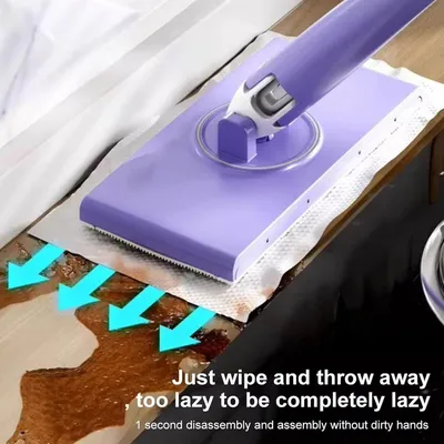 Multi-Purpose Foam Cleaning Brush with Cotton Tissue thumbnail 3