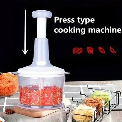9-in-1 Chopper 2000ML Gray ABS Kitchen Tool thumbnail 2