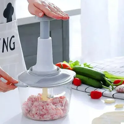 9-in-1 Chopper 2000ML Gray ABS Kitchen Tool thumbnail 3