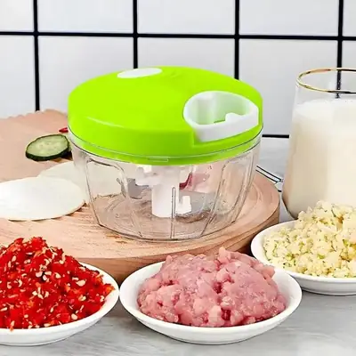 Spin Chopper 300ml ABS Plastic Multicolor Kitchen Essential thumbnail 5