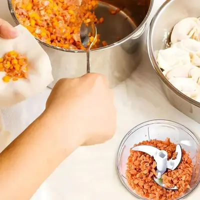 Spin Chopper 300ml ABS Plastic Multicolor Kitchen Essential thumbnail 9