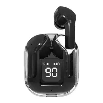 Wireless Earbuds with Digital Battery Display Black thumbnail 3
